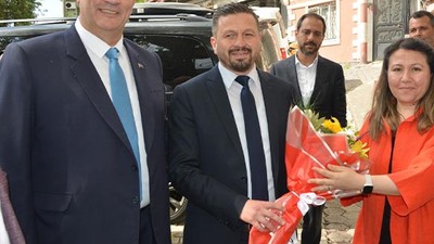 AK Parti İl Başkanı Aydemir, Bigadiç Belediye Başkanı Göksel'e Hayırlı Olsun Ziyaretinde Bulundu