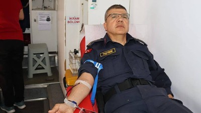 Balıkesir İl Jandarma Komutanlığından Anlamlı Kan Bağışı