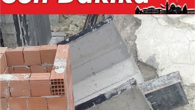 Balıkesir’de İşçi Beton Altına Kaldı