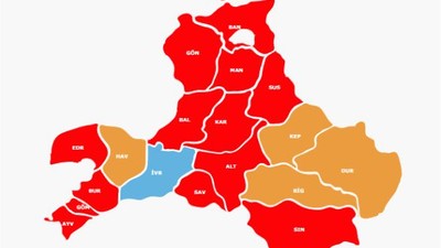Balıkesir'de Partilerin Kazandığı İlçe Belediye Sayısı