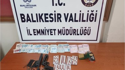 Manyas'ta Uyuşturucu ve Silah Kaçakçılarına Operasyon