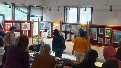 Mesel Atölyesi Resim Ve Seramik Sergisi düzenledi