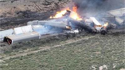 Yük Treni Alev Aldı