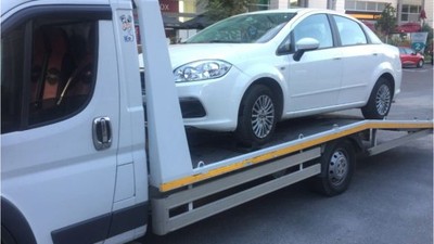 Çekiciyle Araç Çaldı Kameralardan Kaçamadı