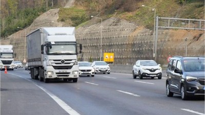 Bayram dönüşünde Bolu’dan kamyon ve tırlara geçiş yasaklandı