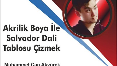 Akrilik Boya ile Salvador Dali Tablosu Çizmek