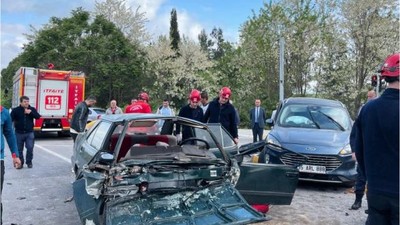 Balıkesir'de Trafik Kazası 1 Can Aldı 5 Kişi Yaralandı