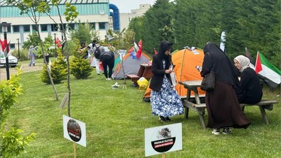 BAÜN'de Çadır Eylemi Başladı