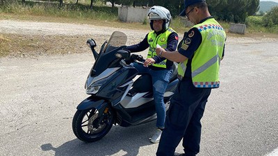 Balıkesir'de Motosiklet Denetimleri Devam Ediyor