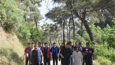 Başkan Sak Gençlerle Yürüdü