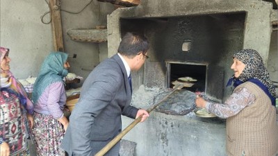 Başkan Sak Vatandaşlarla Birlikte Otlu Sini Yaptı