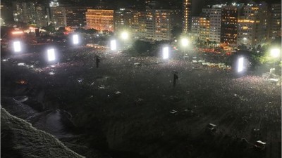 Brezilya’da Madonna Konseri 1,6 milyon kişi izledi
