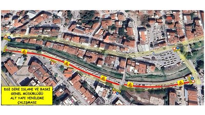 Dereboyu Caddesi 6 Mayıs'tan İtibaren Kapatılıyor