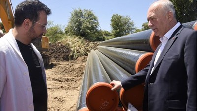 Dursunbey Doğal Gaz Projesinde İlk Adım Atıldı