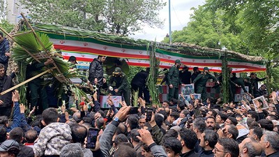 İran Cumhurbaşkanı Reisi İçin Tebriz'de Cenaze Töreni Düzenlendi