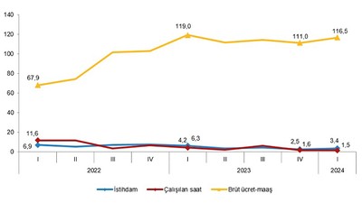 Ülkemizde İstihdam Yüzde 3,4 Arttı
