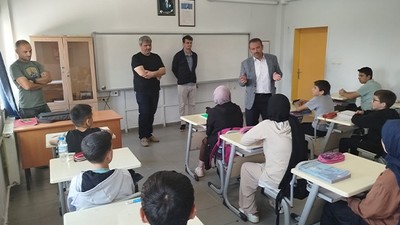 İvrindi İlçe Milli Eğitim Müdürü Öğrencilerle Buluştu