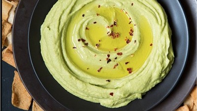 Keyifli Akşam Atıştırmalığı! Avokadolu Humus