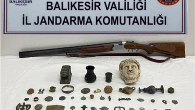 Balıkesir’de tarihi eser kaçakçılarına operasyon: 6 gözaltı