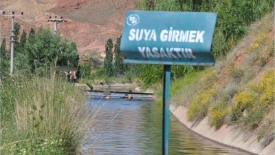 Baraj ve sulama kanalları için uyarı