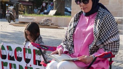 Edremit’te Filistin İçin Sessiz Eylem