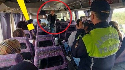Balıkesir'de Denetimde O Anlar! Yolcuların Gözü Aynı Yere Dikildi