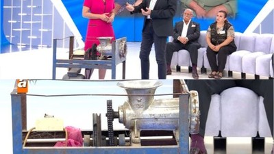 Adamın Çekildiği İddia Edilen Kıyma Makinası Bulundu