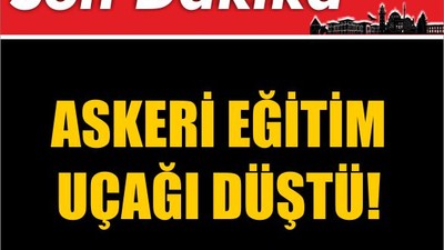 Askeri Eğitim Uçağı Düştü!