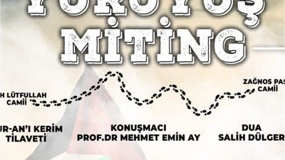 Balıkesir Gazze İçin Yürüyecek