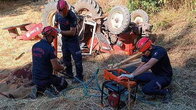 Balıkesir'de Traktör Kazası 1 Ölü