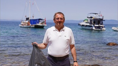 Başkan Ergin Adalar İçin Kolları Sıvadı