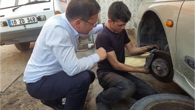 Başkan Sak Sanayi Esnafının Dertlerini Dinledi