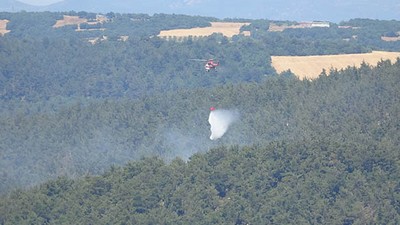Çanakkale'nin Lapseki İlçesindeki Orman Yangını Kontrol Altına Alındı