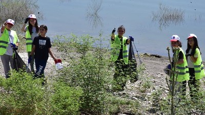 Çaygören Barajı'nda Büyük Temizlik Etkinliği