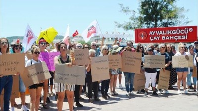 Ünlü Sanatçı Ayvalık'ta Sokak Hayvanları İçin Eylem Yaptı