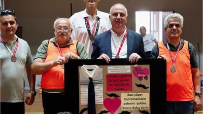 Ayvalık'ta Özel Çocuklar ve Babaları Basketbolda Buluştu