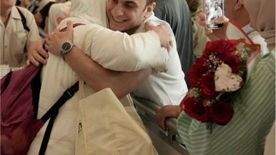 Hacılar Yurda Dönüyor, Sevdiklerine Kavuşmanın Sevinci!