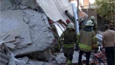 İstanbulda çöken bina'da kaçak kat tespit edildi