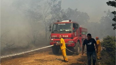Altıeylül'den Sonra Kepsut'ta da Yangın Başladı