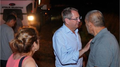 Başkan Ergin Küçükköy Yangını Hakkında Bilgi Verdi