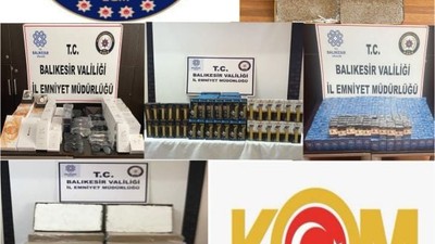Balıkesir'de Dev Kaçakçılık Operasyonu