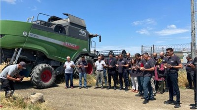 Balıkesir'de Enstitüde Hububat Hasadı İçin İlk Adım