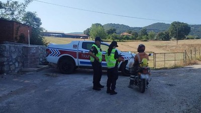 Balıkesir'de Motosiklet Denetimi Sürüyor