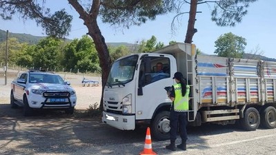 Balıkesir'de Yük Taşıyan Araçlara Özel Denetim