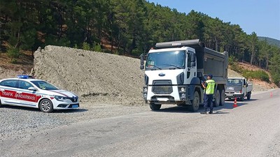 Balıkesir'de Yük Taşıyan Araçlara Özel Denetim