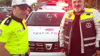 Bandırma'da Motosiklet Sürücülerine Bilgilendirme