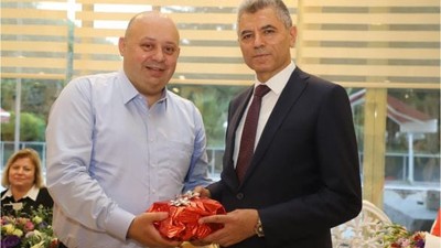Başkan Palaz Kaymakam Yurt'a Veda Etti