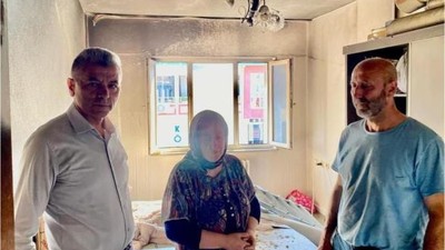 Kaymakam Yurt Yangın Mağdurlarını Unutmadı