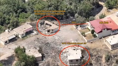 MSB: PKK'nın Mühimmat Depoları İmha Edildi
