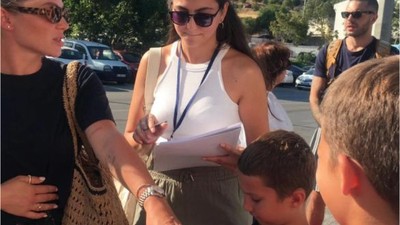 Ayvalık'tan Yunanistan'a Gidenler Sorularla Uğurlanıyor